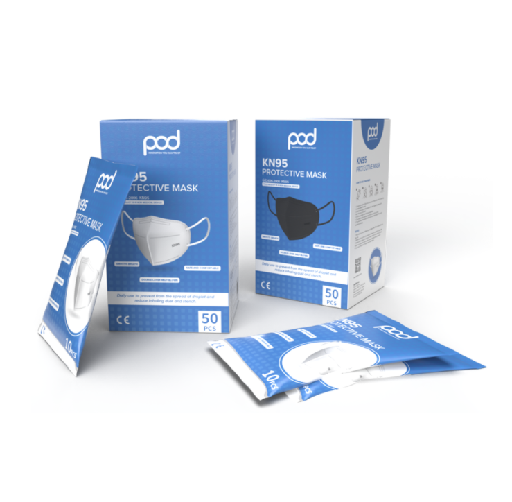 POD Disposable Face Masks, ASTM Level 3, 50 pcs/box – EquipSupply