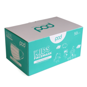 POD Kids 3-ply Face Masks, 50pcs/box – EquipSupply